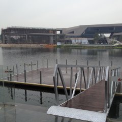 什么是拋錨式浮橋固定方式？